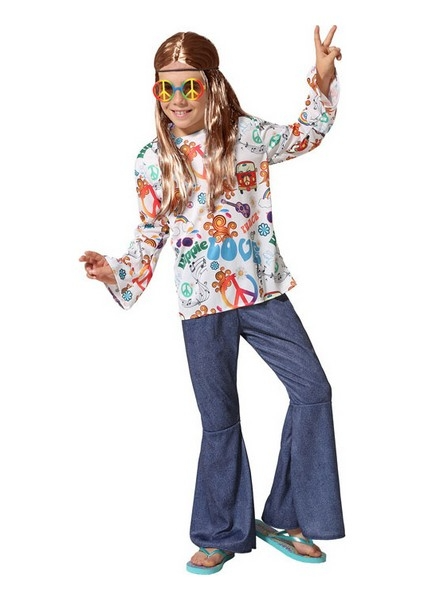 Costume for Children Hippie 10-12 Years