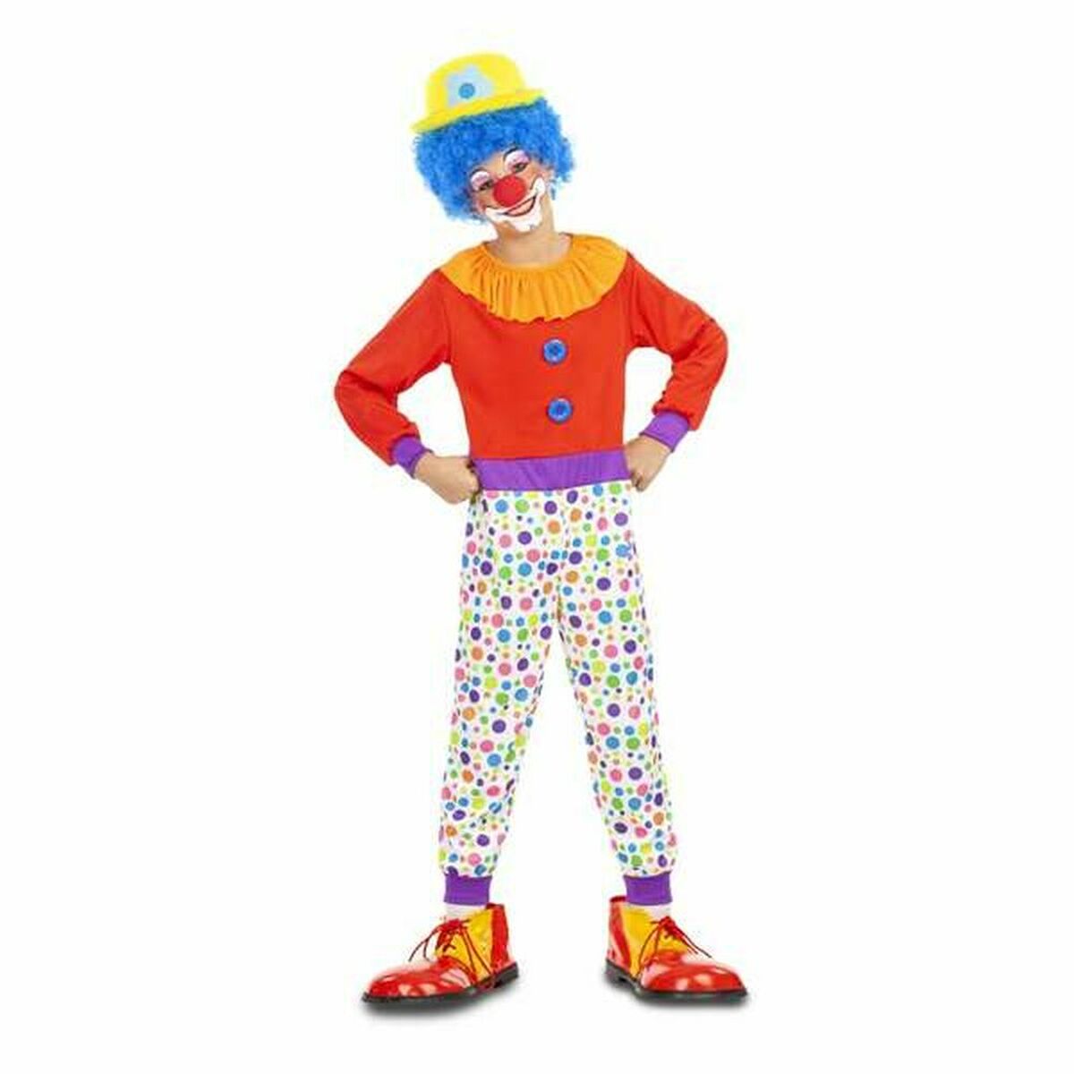 Costume for Children My Other Me Cute Male Clown 10-12 Years