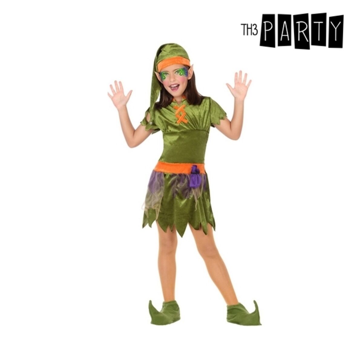 Costume for Children Goblin Green (5 Pcs) 3-4 Years